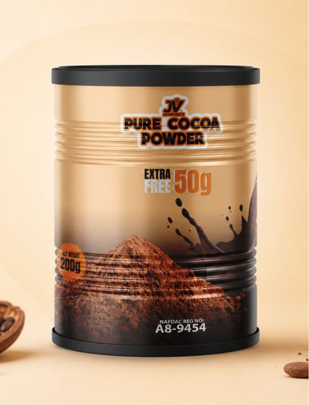 Johnvents Pure Cocoa Powder Tin
