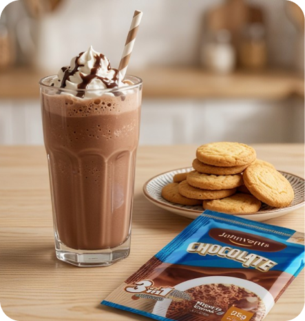 Chocolate Milkshake & Biscuits